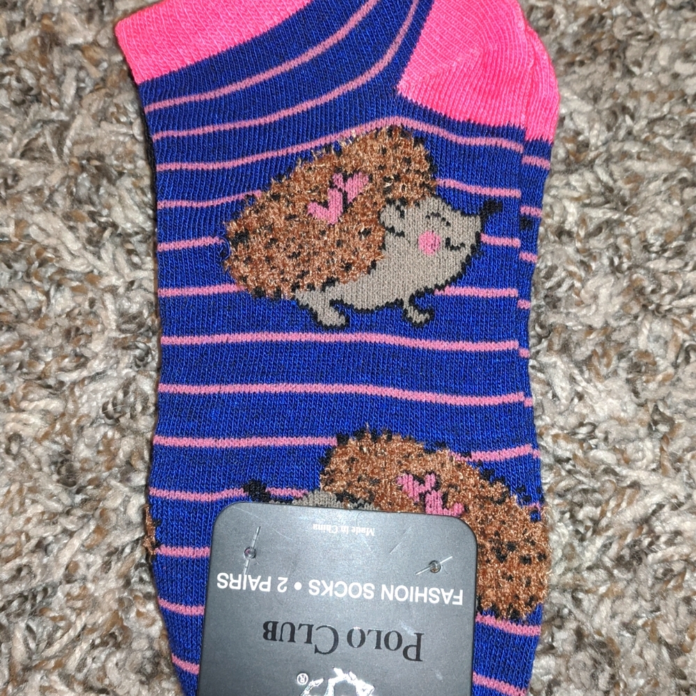 NWT! Beverly Hills Polo Club Socks (2prs)